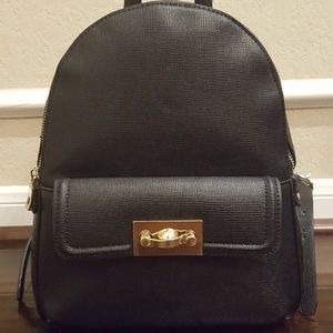 Mini black Zara backpack
